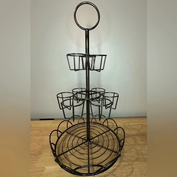 Vintage metal multi egg holder carrier stand, many possibilities - Picture 3 of 5